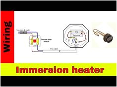 how to wire immersion heater uk