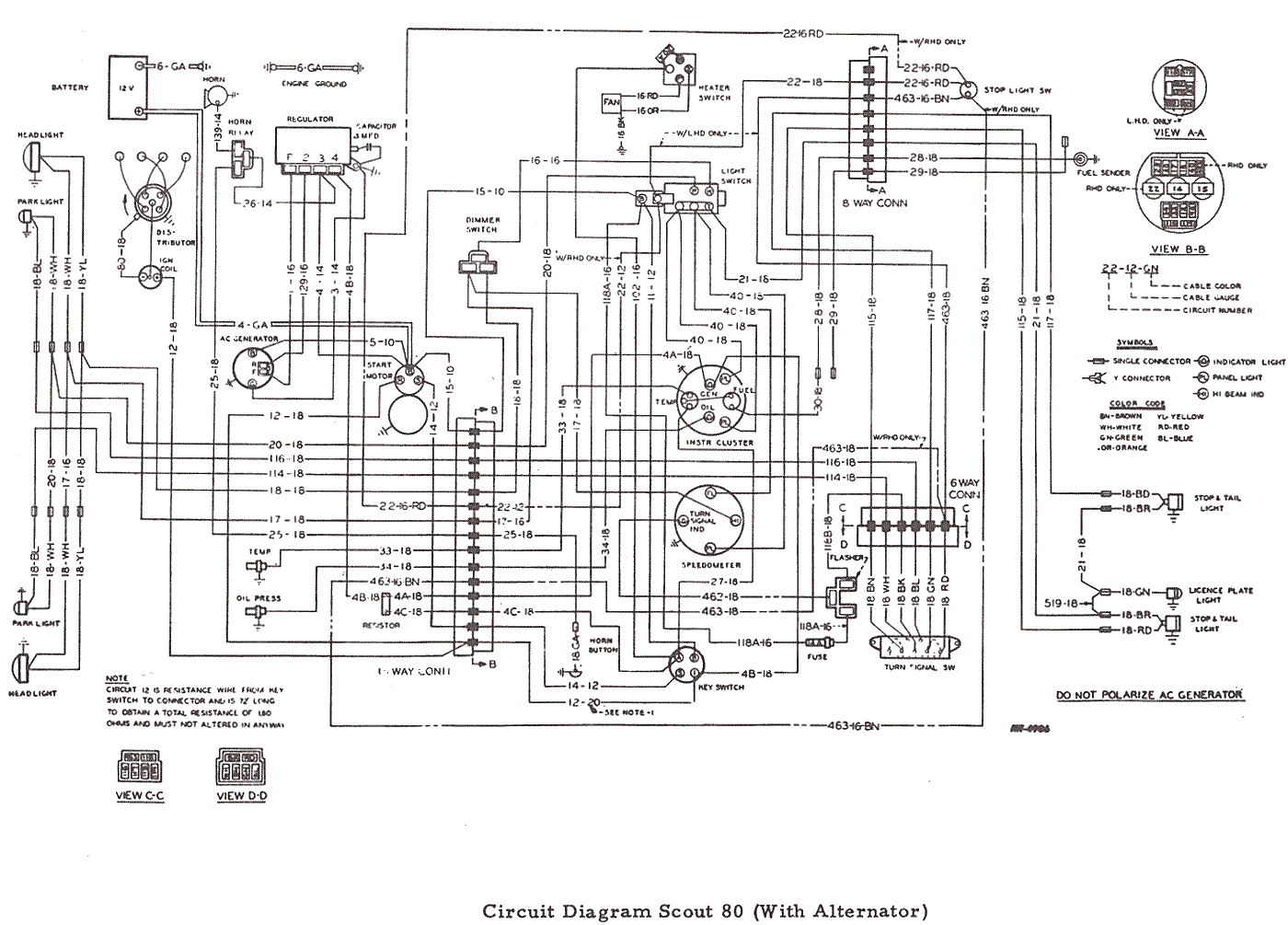 1965 scout engine wiring diagram wiring diagram pass front light wiring harness diagram19kb