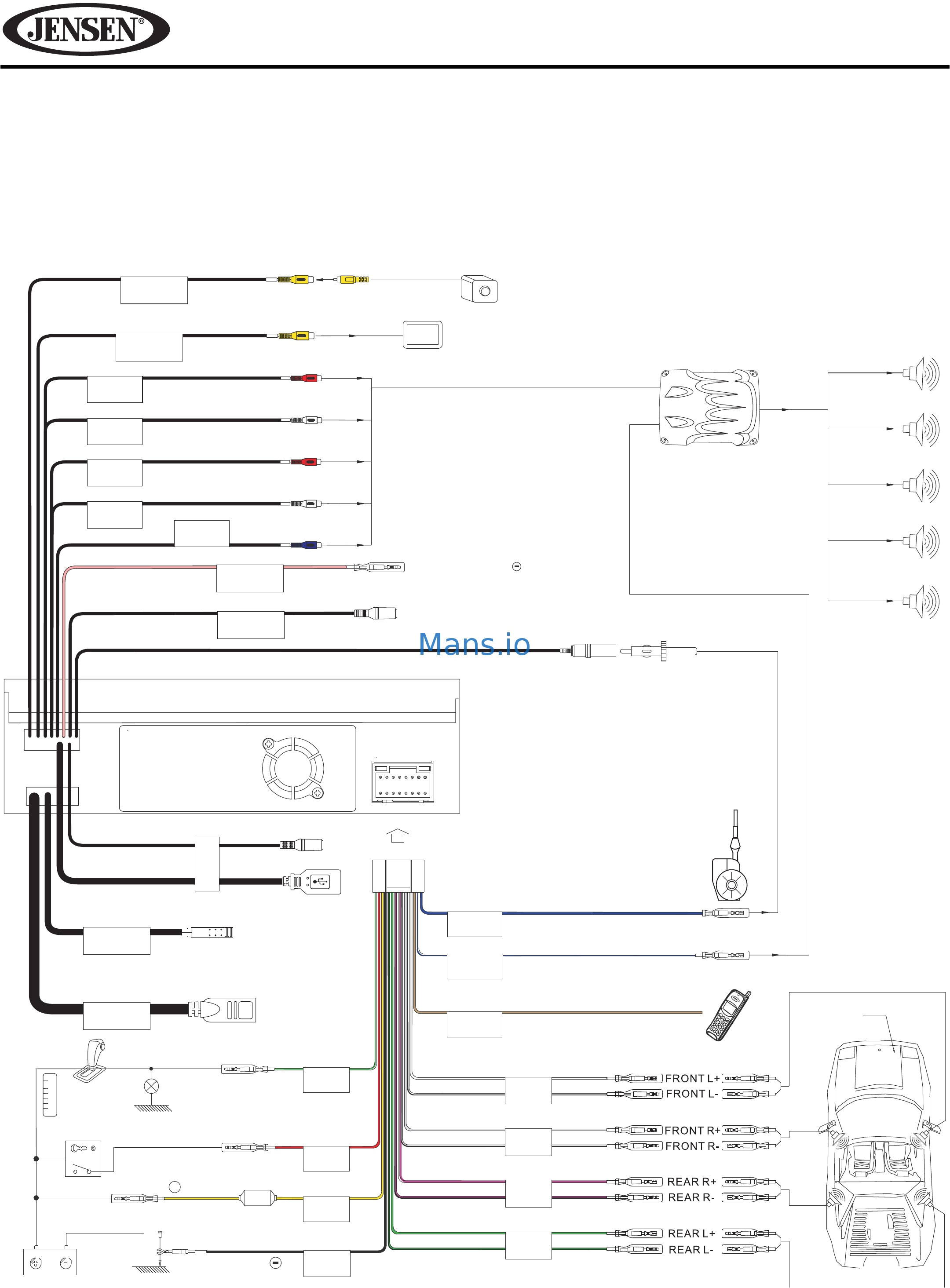 jensen radio wiring harness wiring diagram databasejensen uv9 wiring diagram