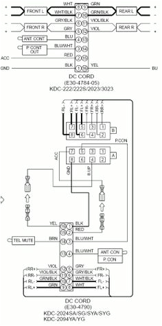 kenwood car radio stereo audio wiring diagram autoradio connector wire installation schematic schema esquema de conexiones