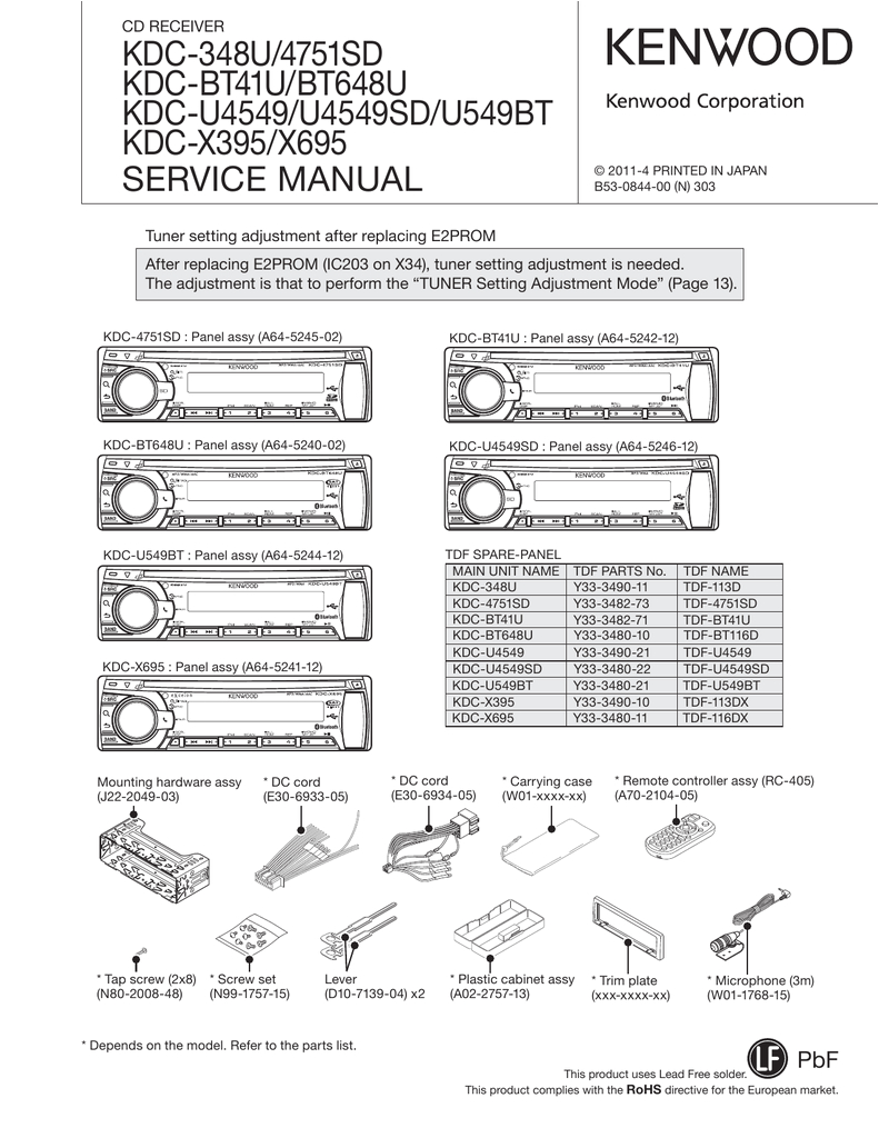 kenwood kdc 348 u service manual manualzz com kenwood kdc 210u wiring diagram