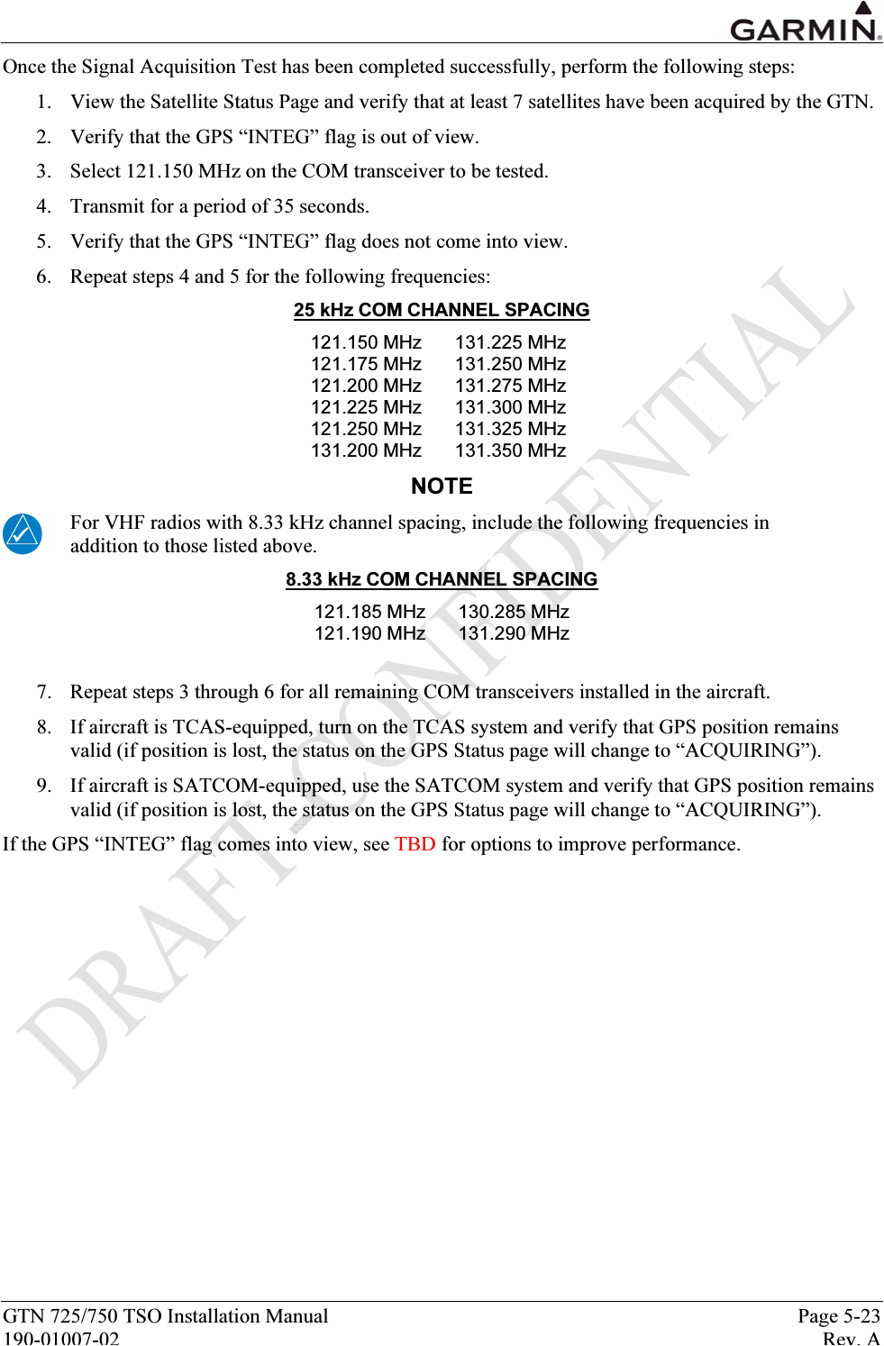 page 99 of 01594 airborne communications transceiver user manual 190 01007 02 0a garmin