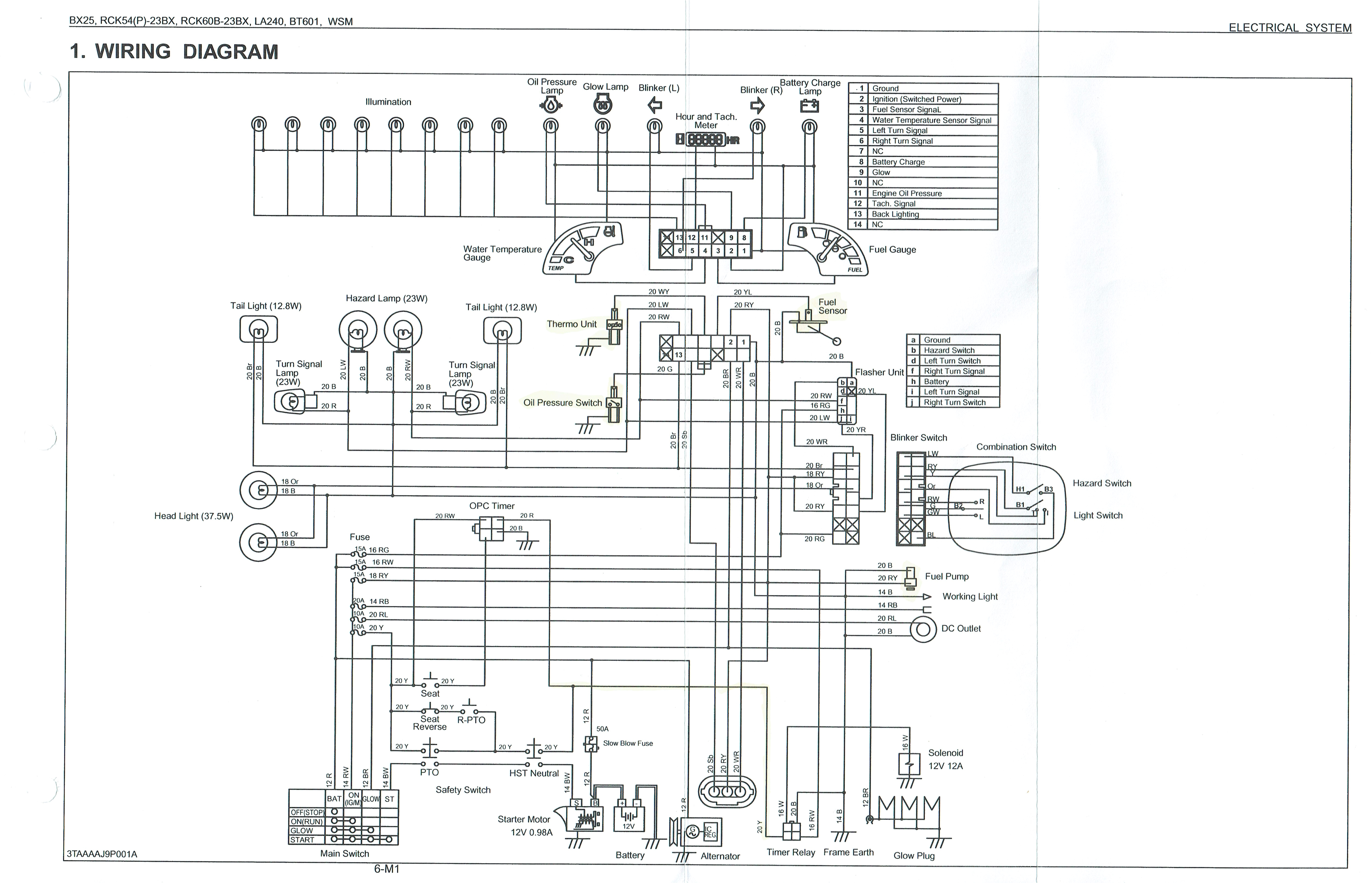 need help troubleshooting fuel shut off system on bx24 kubota tractor kill relay wiring diagrams