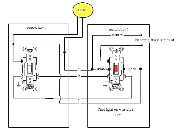 Leviton 3 Way Switch Wiring Diagram Leviton Switch with Pilot Light Switch Wiring Diagram Awesome Door
