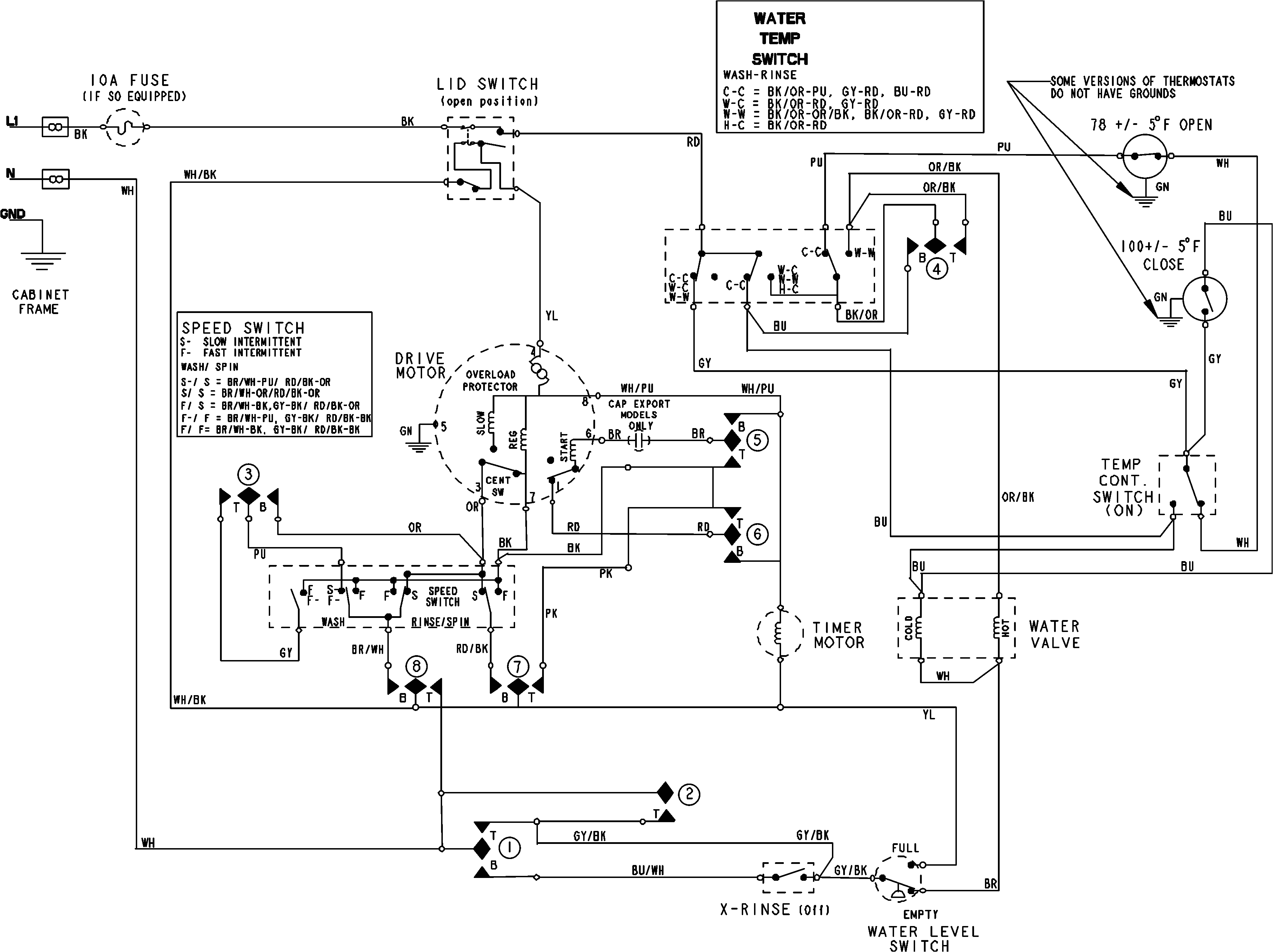 maytag mav8551aww wiring information diagram