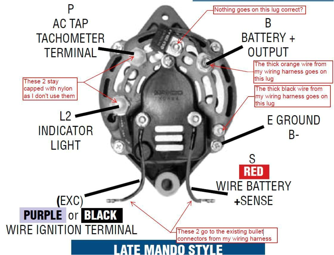 mando marine alternator wiring diagram