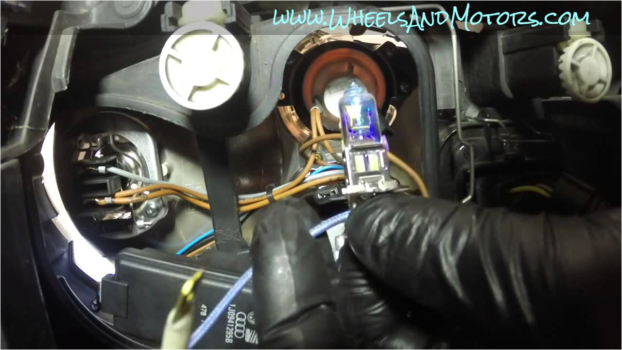 how to replace all headlight bulbs vw golf mk4 main beam side light indicator etc youtube