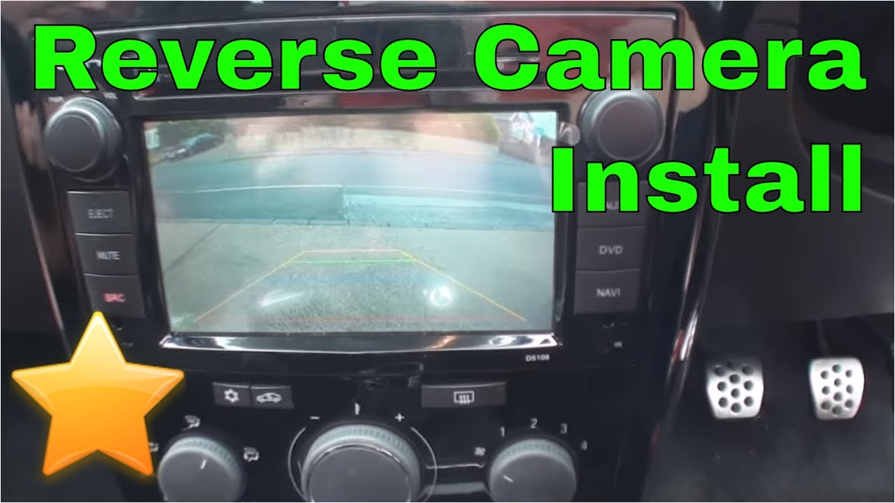 how to install a reversing camera canbus