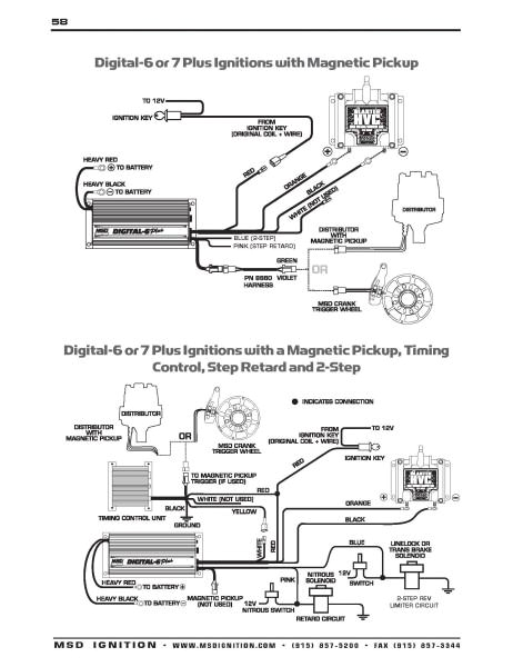msd 6 wiring diagrams
