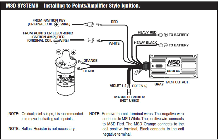 msd 6al wiring diagram tach output wiring diagram option how to install an msd 6a digital