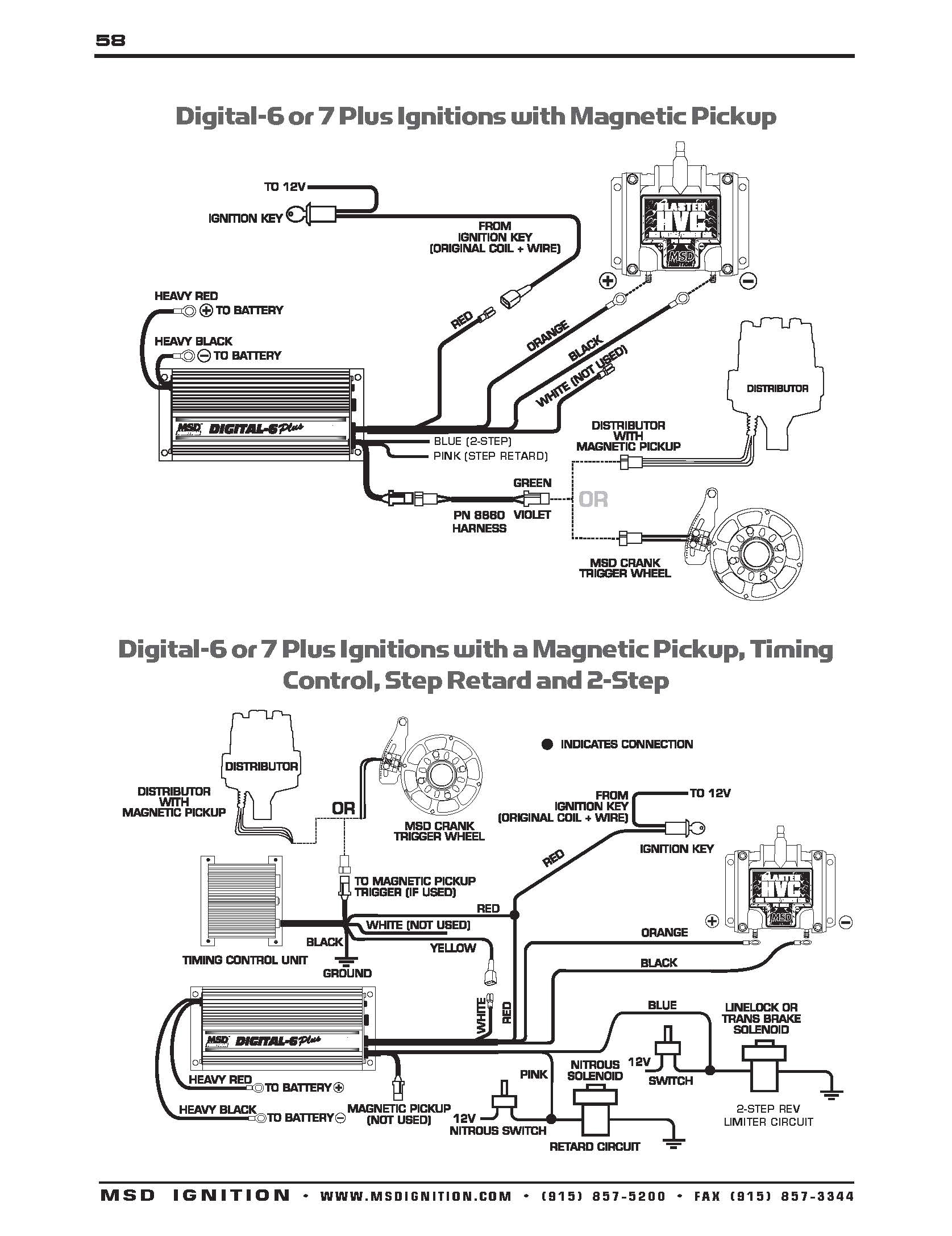 msd ignition wiring diagrams for digital 6 plus diagram pn 6425 and hei distributor jpg