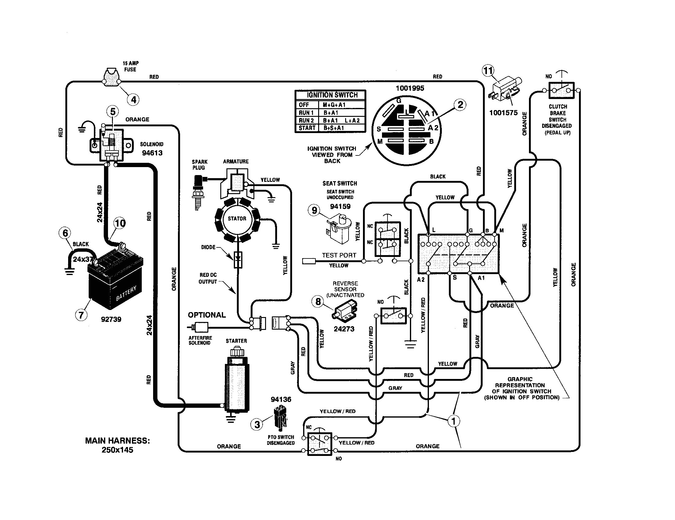 wiring diagram for murray riding lawn mower solenoid