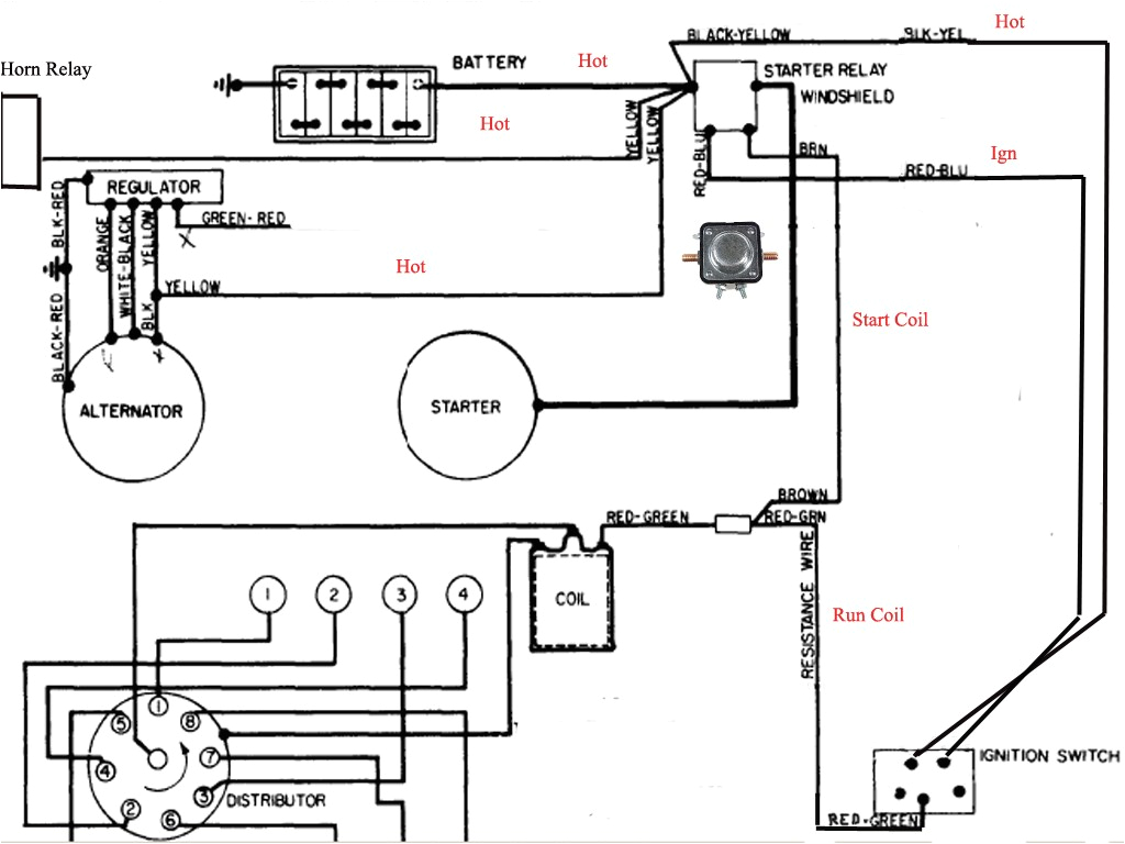 mustang starter wiring diagram a i have no power to my ford f100 only way i can start