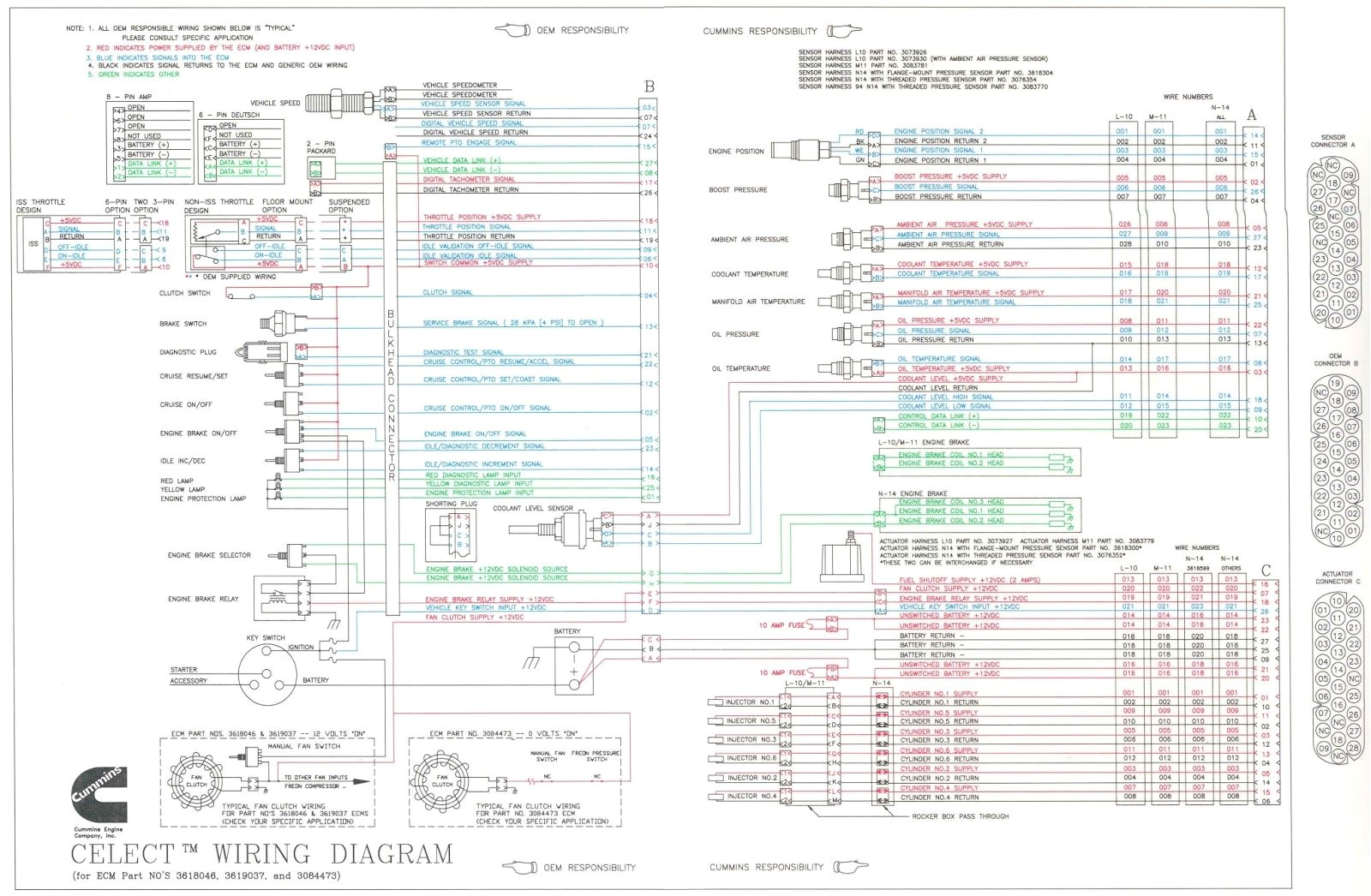 stunning n14 celect ecm wiring diagram photos electrical and for cummins