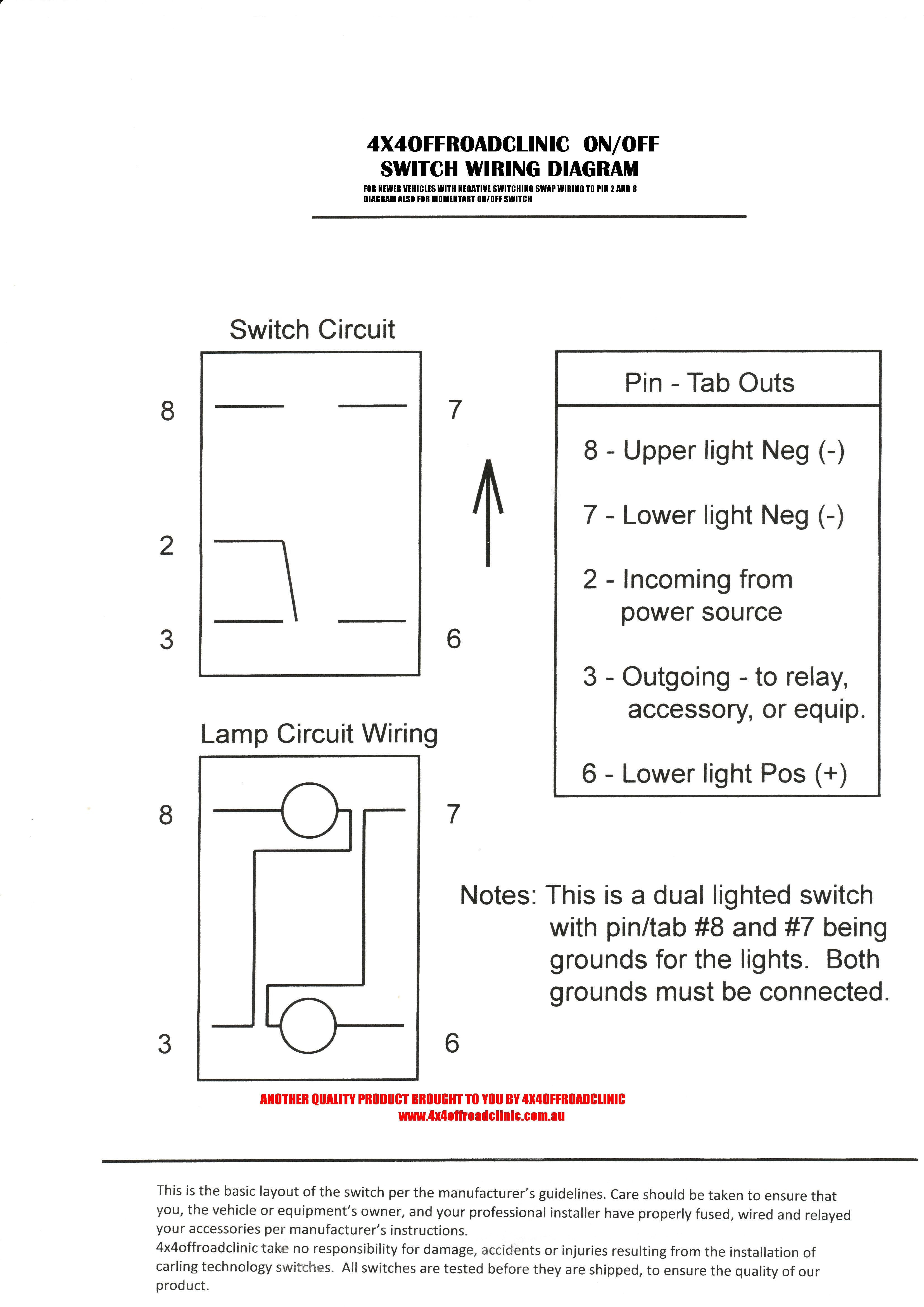 rocker switch onoffon wiring diagram