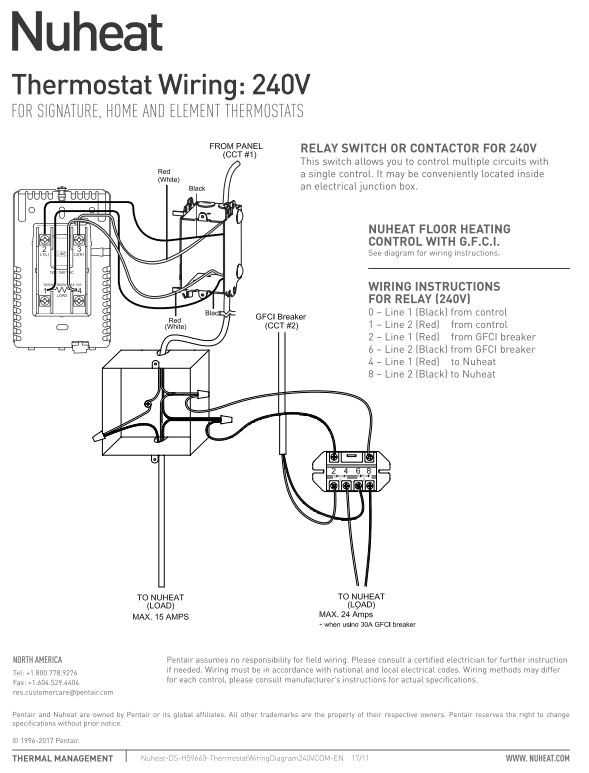 nuheat wiring diagram