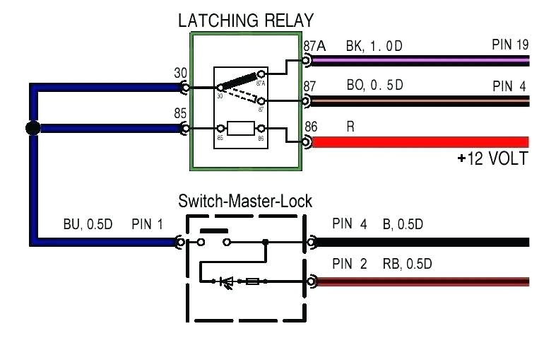 relay wiring diagram 9 pin latching relay wiring diagram schematic ...