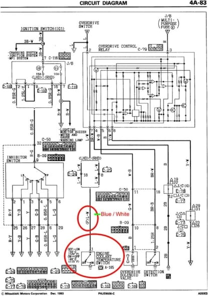 mitsubishi shogun wiring diagram schematic