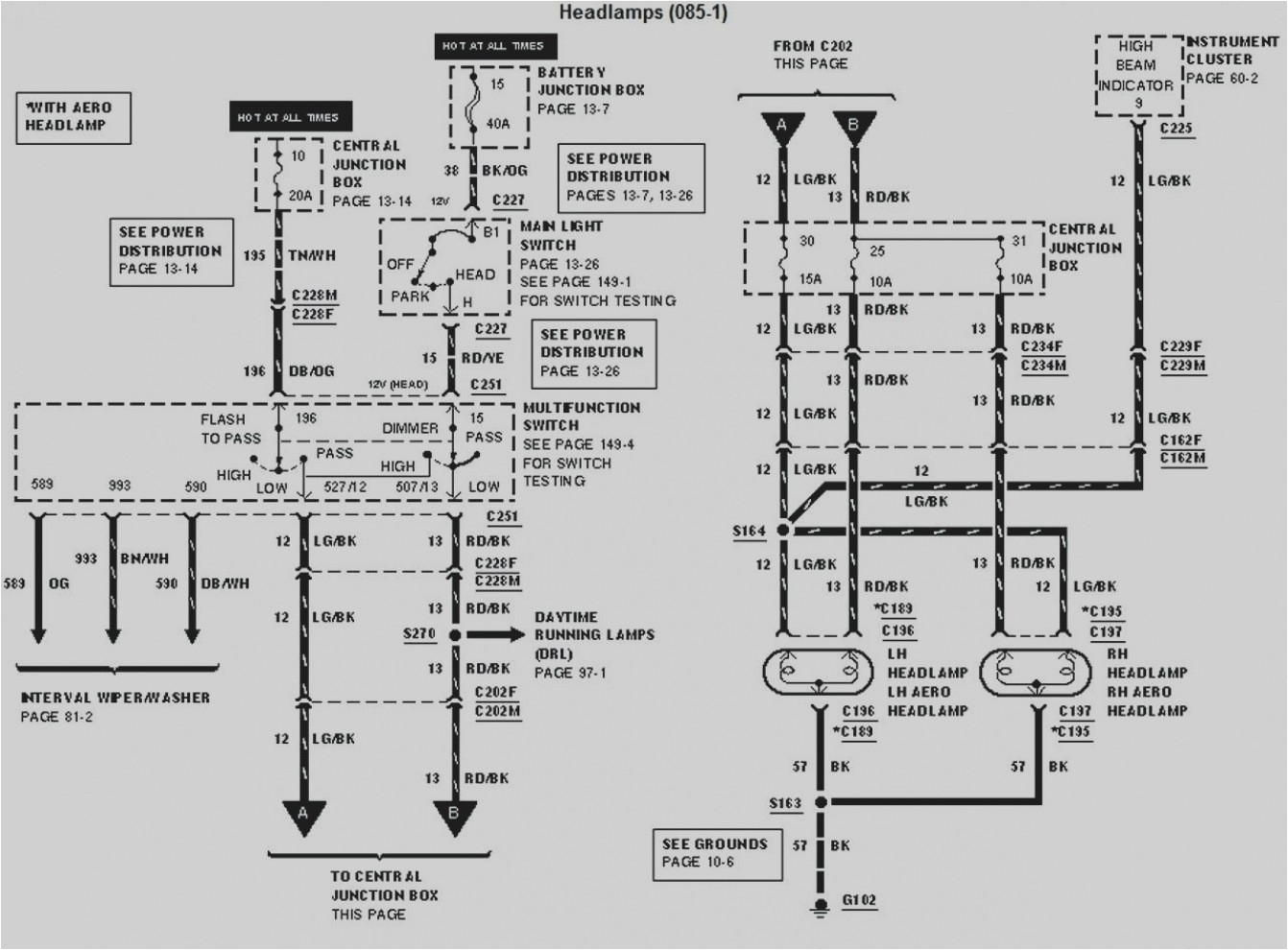 2000 ford f53 headlight wiring wiring diagram toolbox ford f53 headlight wiring wiring diagrams tar 2000