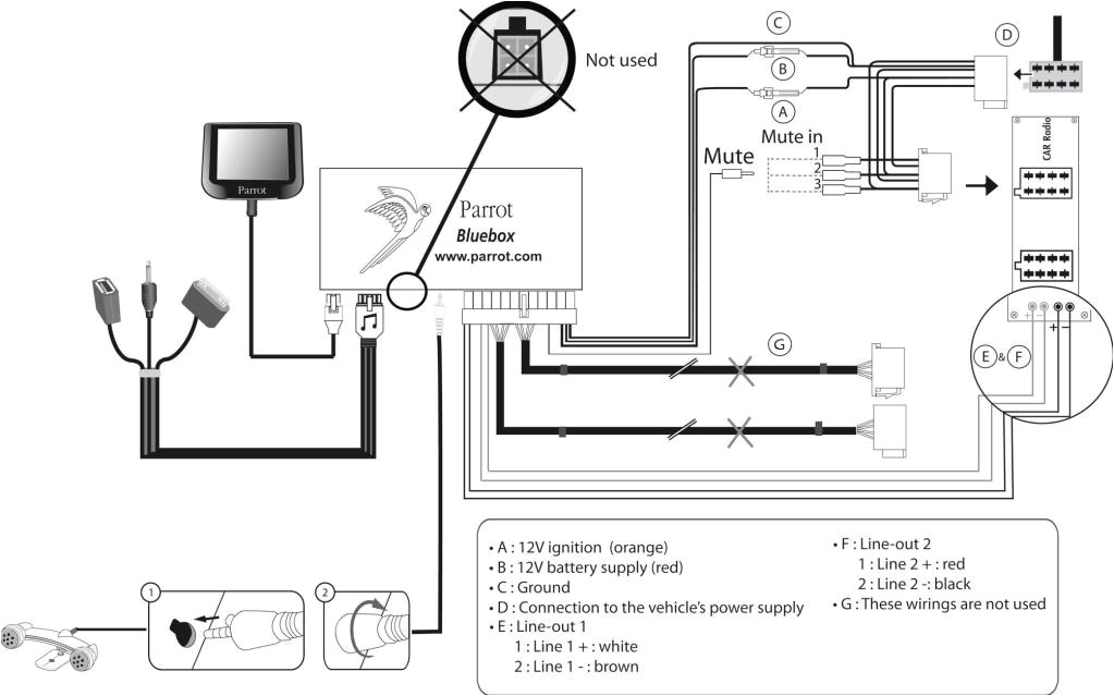 parrot ck3100 installation wiring diagram somurich com parrot bluetooth wiring diagram