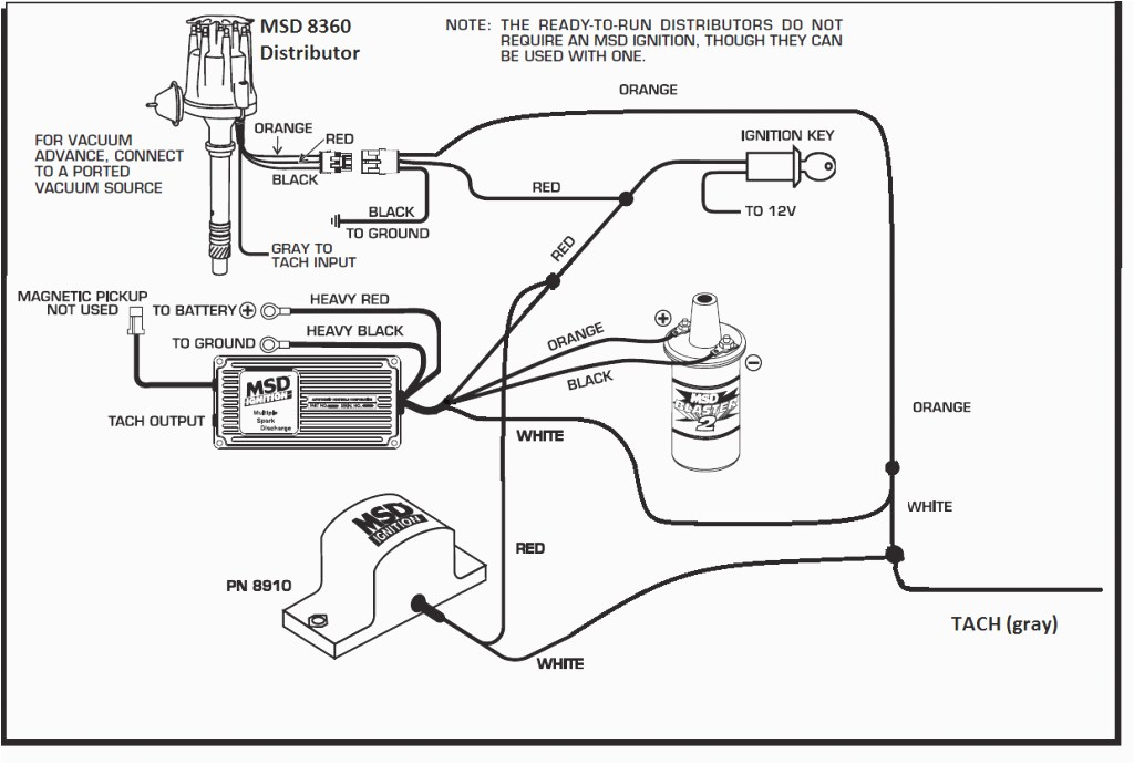 msd tach adapter wiring diagram wiring diagram technic crane tach adapter wiring