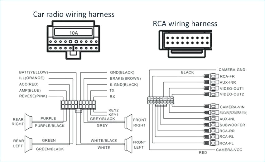 pioneer car radio stereo wiring loom diagram harness throughoutpioneer bypass wiring schematic 3
