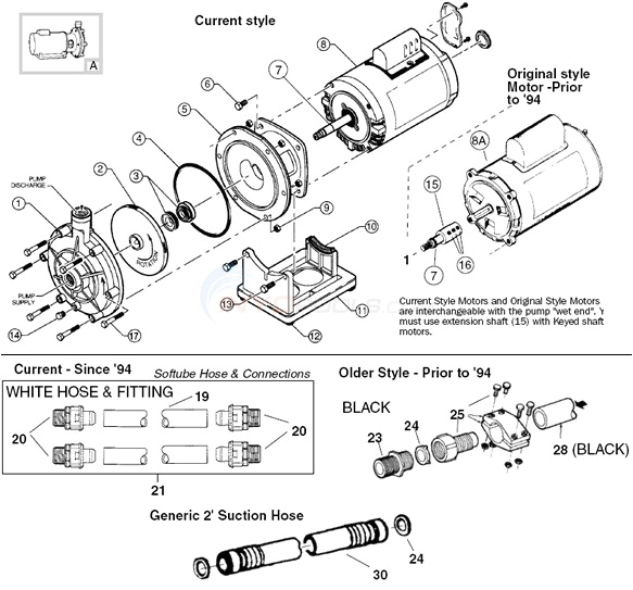 polaris booster pump original style diagram