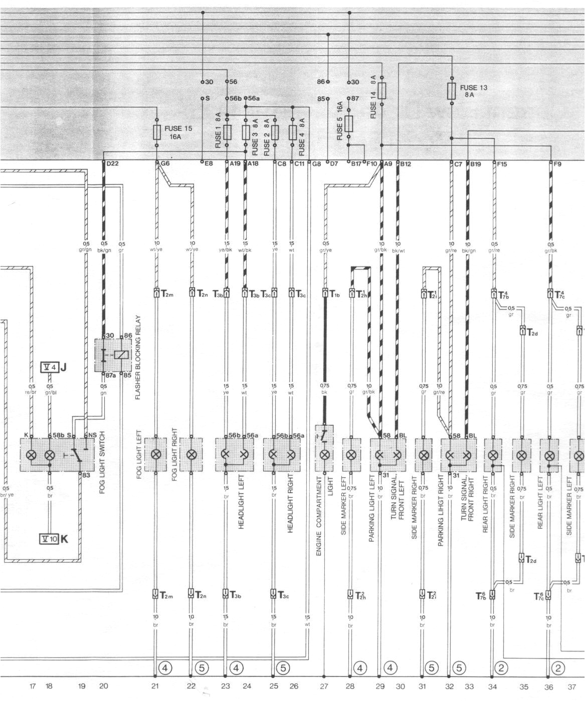 pelican parts porsche 924 944 electrical diagrams wiring diagrams for 86 porsche 944