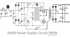 350w smps power supply circuit