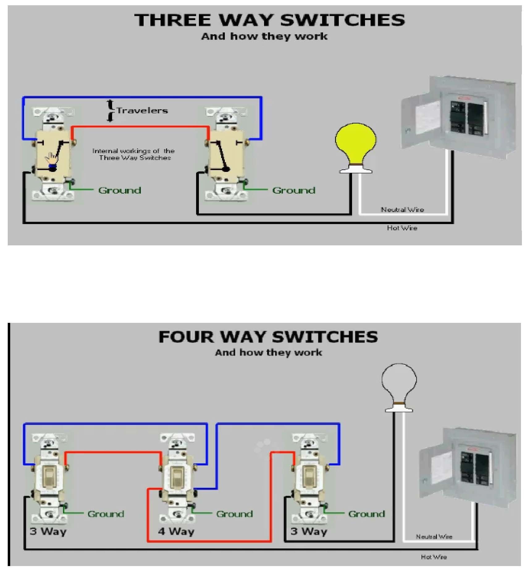 wiring diagram for 3 way switches 1