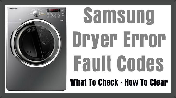 samsung dryer error codes