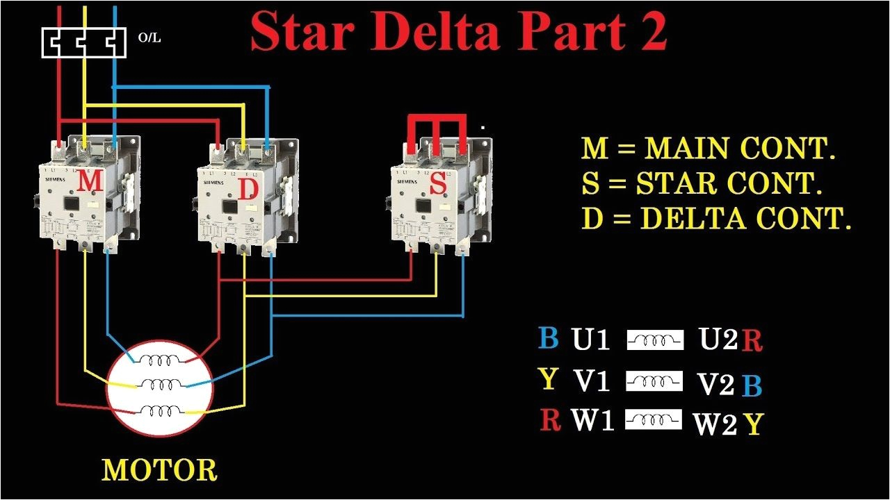 hasil gambar untuk wiring diagram star delta circuit drawing delta connection starter motor