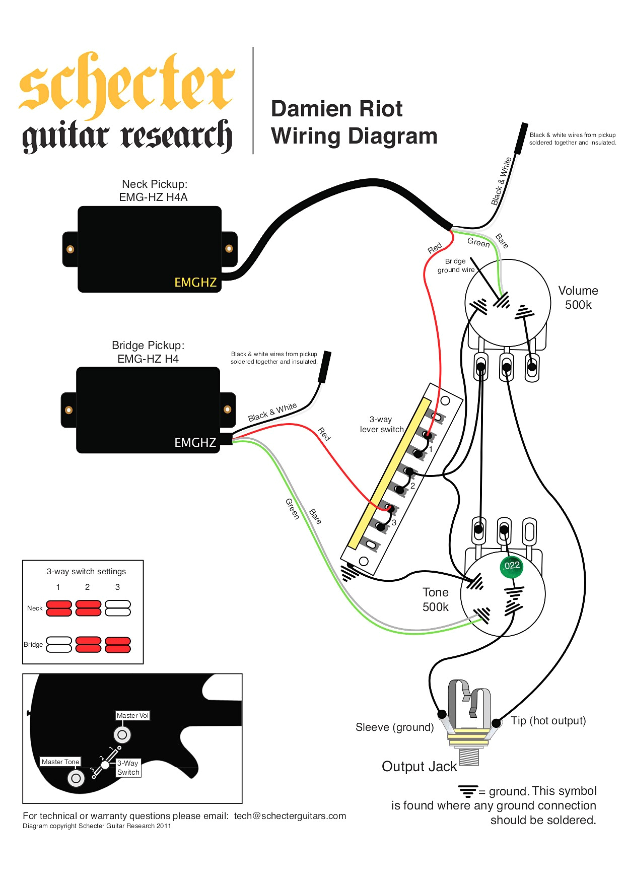 one b guitar pickup wiring diagram wiring diagram img b guitar pickup wiring diagram