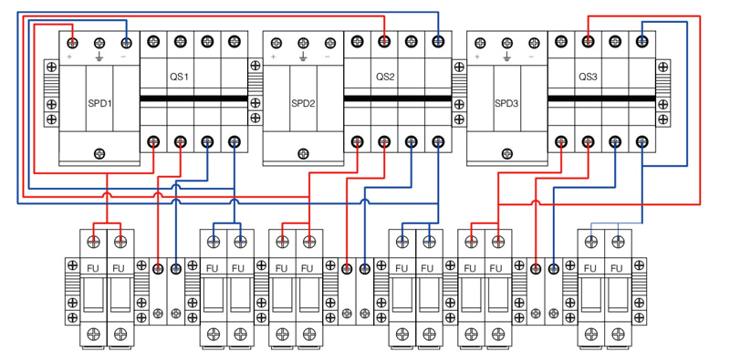 solar combiner box wiring diagram wiring diagram autovehicleshlx pv6 3 dc combiner box china suntree electricshlx