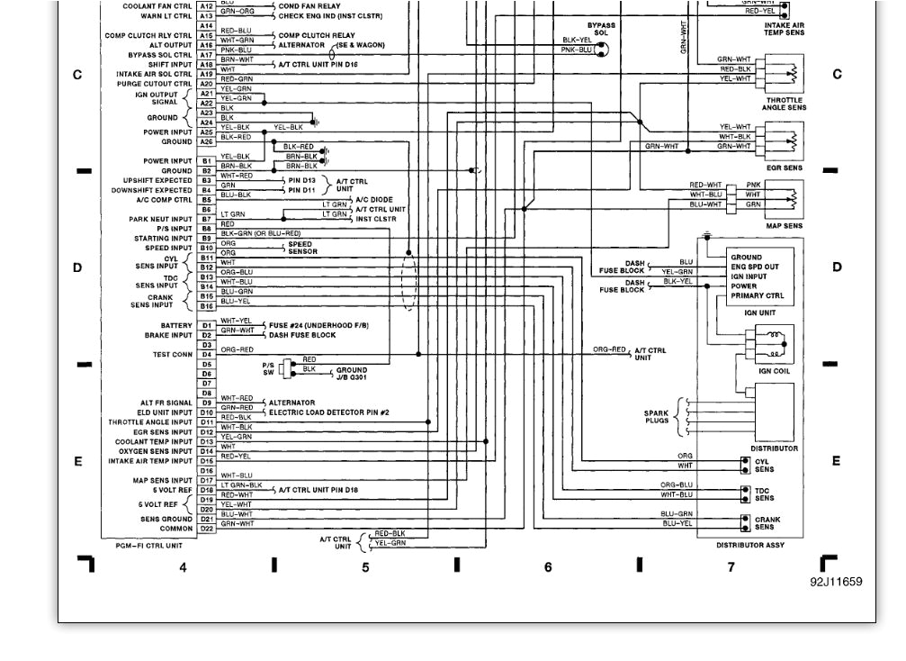 sr20de distributor wiring diagram awesome honda d16 distributor wiring diagram electrical systems diagrams