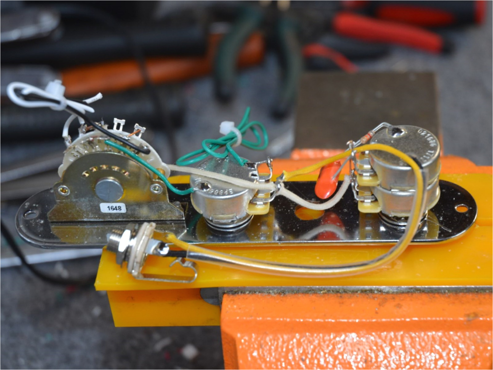 telecaster wiring harness w tbx tone control