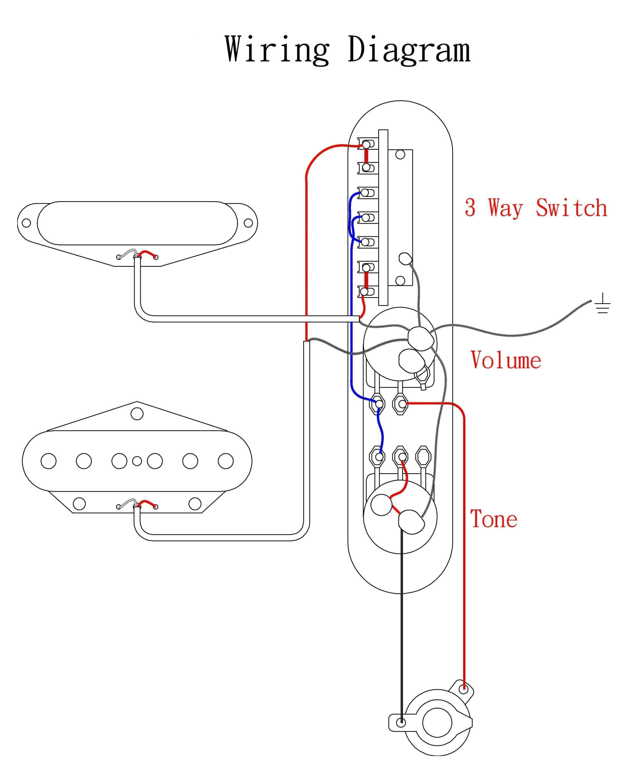 telecaster 3 way toggle switch wiring diagram