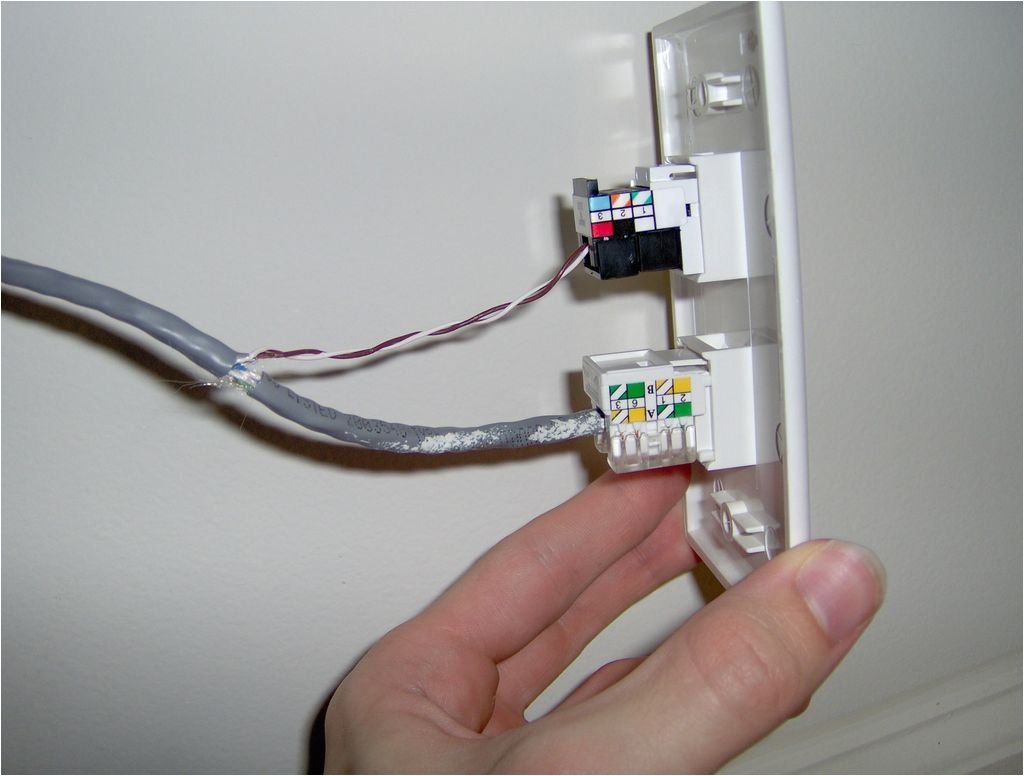 doing your own telephone wiring cat5 wall jack install cat5 phone jack wiring