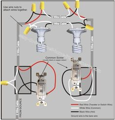 wiring diagram for three way switch with multiple lights home electrical wiring electrical installation