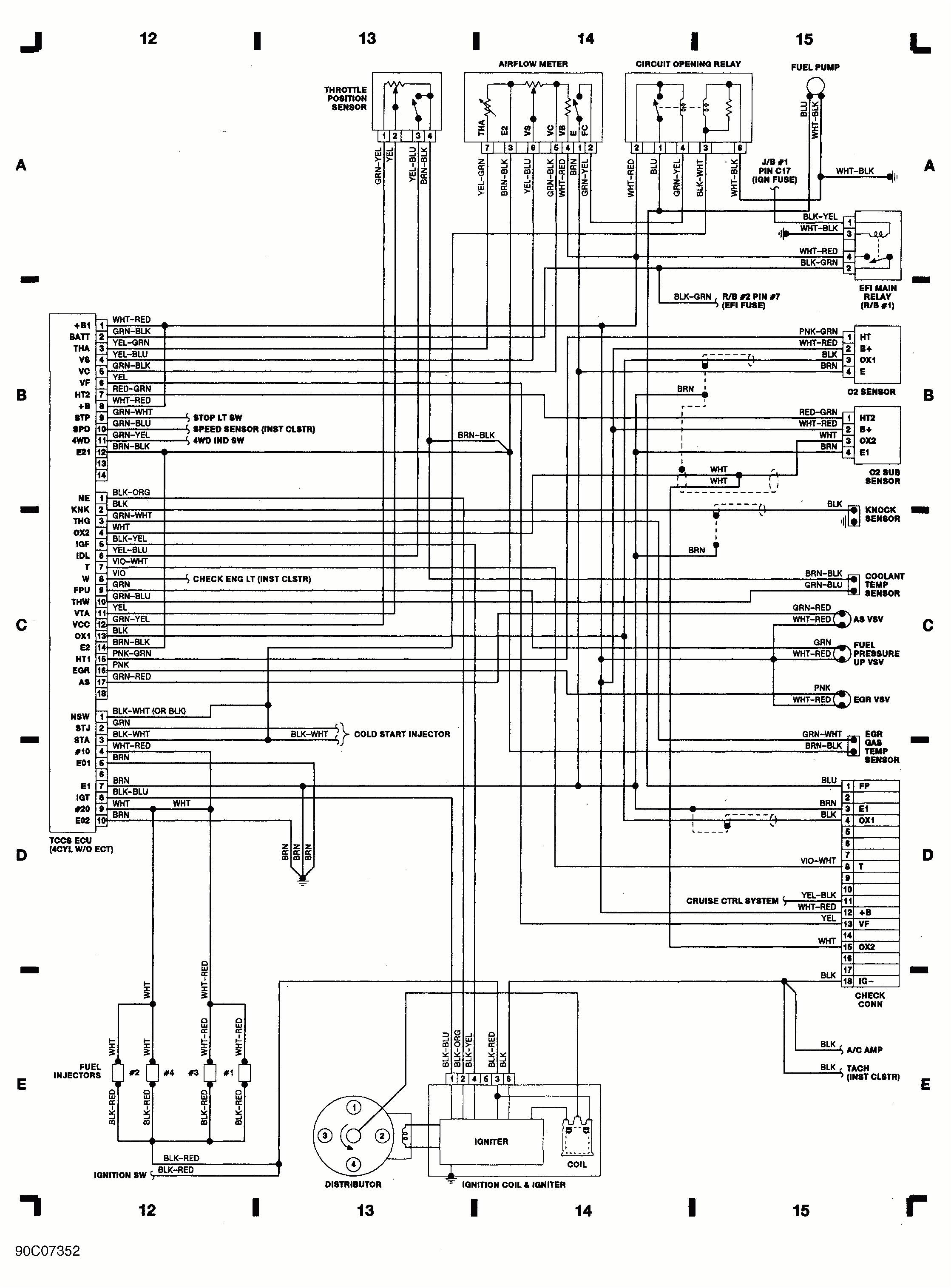 toyota van wiring diagram wiring diagram for electrical 1989 toyota van engine diagram