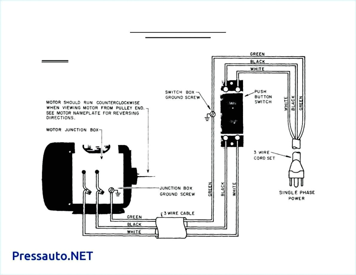 single phase two speed motor wiring diagram