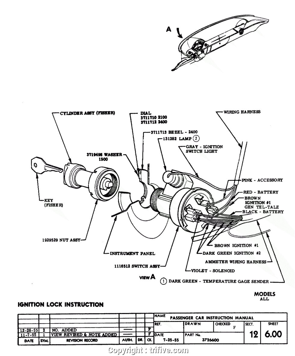 1955 chevy ignition switch wiring wiring diagram toolbox 55 chevy ignition switch wiring