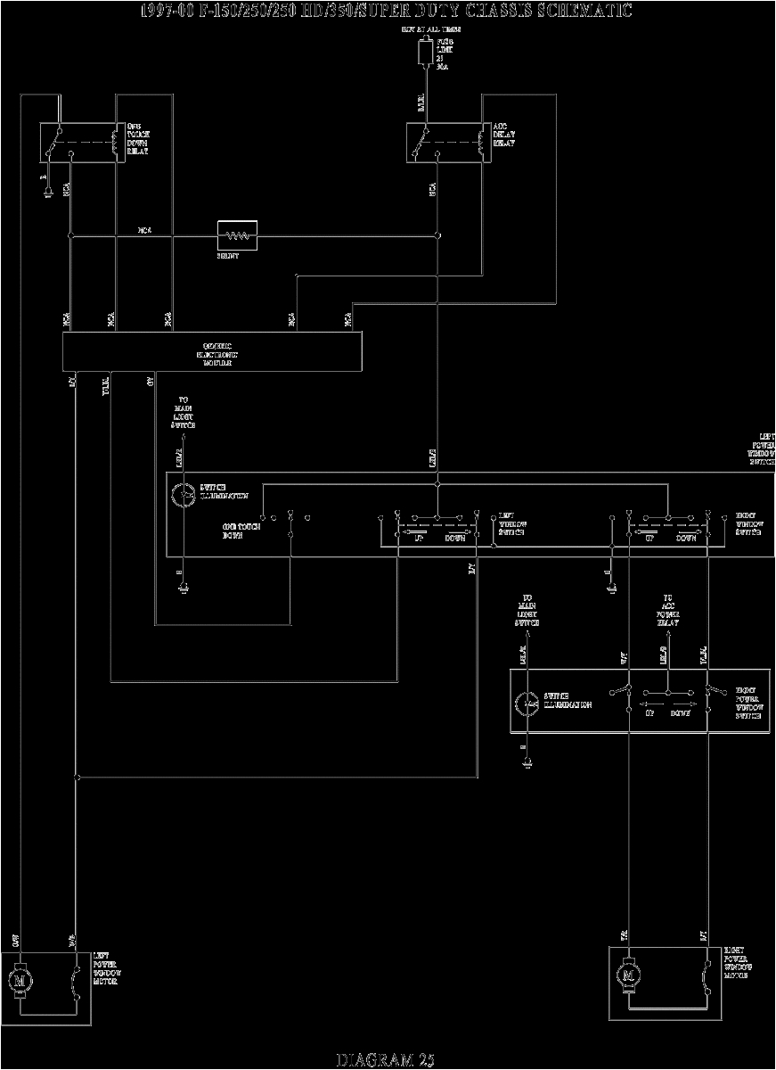 ford f 350 power window switch wiring diagram data wiring diagram ford excursion power window wiring