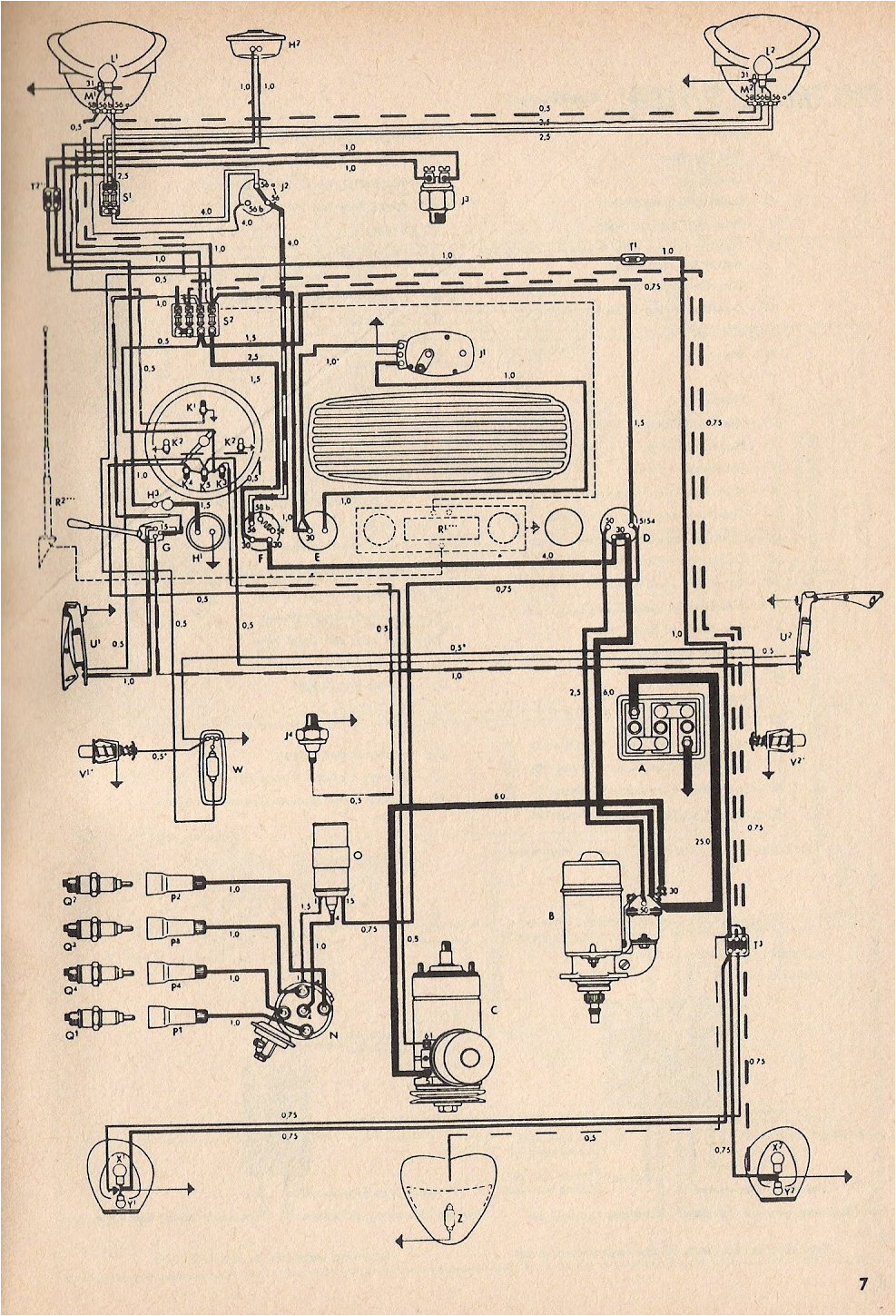 1966 beetle wire harness routing wiring diagram used 1970 vw bug turn signal wiring thesamba com