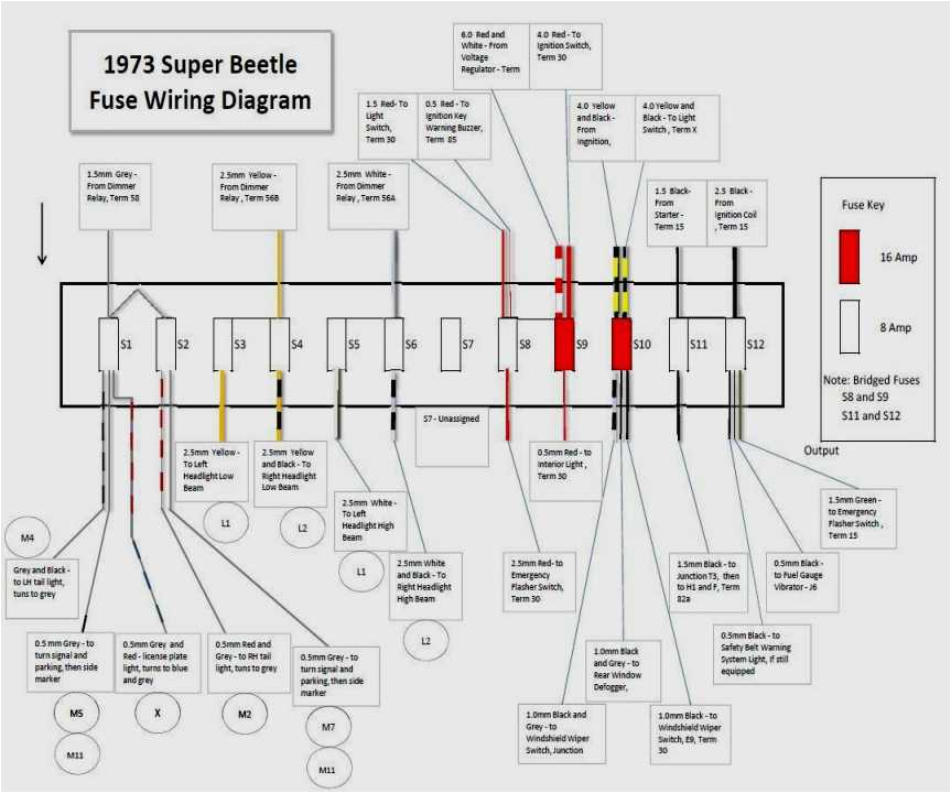vw caddy wiring diagram 1973 super beetle wiring diagram