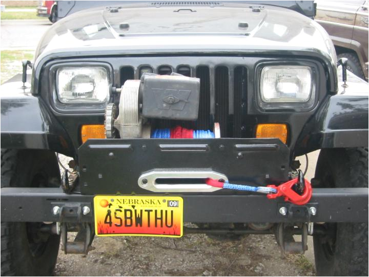 warn 8274 install on a jeep wrangler mounted winch photo