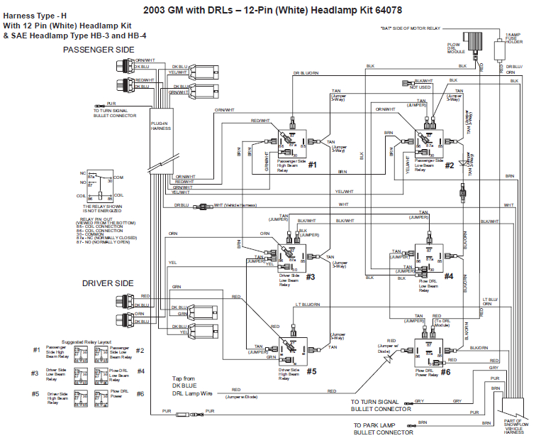 64077 western wiring unimount chevy mix western 12 pin wiring diagram 3