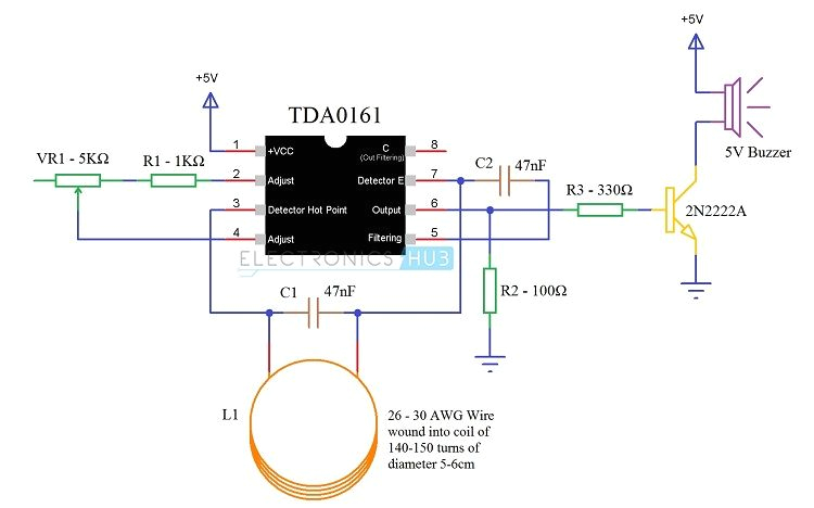 simple metal detector circuit diagram schematic design blog wiring wire schematic design