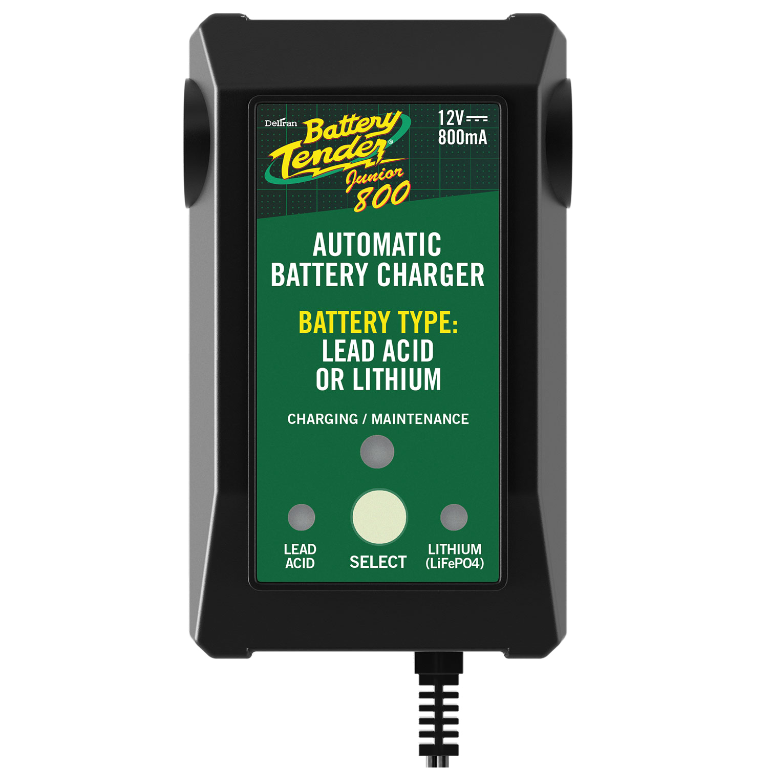 battery tendera 12v 800ma selectable lead acid lithium battery charger