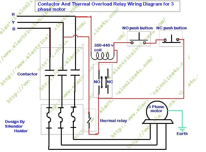 electric contactor diagram wiring diagram inside